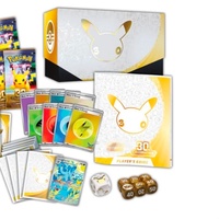 Grosir Kartu Koleksi Anime Asli Pok Moneds TCG: 30th Celebration Center Elite Trainer Box TCG Trading Card Game Live