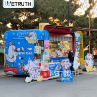 Camion de restauration mobile Wetruth Ice Cream Burger Van, camion de desserts, camion de restauration portable avec équipement de cuisine complet