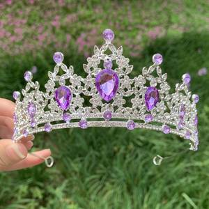 <span class=keywords><strong>D</strong></span>écoration de fête, diadèmes et couronnes en cristal pour femmes, mariage et fête <span class=keywords><strong>d</strong></span>'anniversaire, couronne de <span class=keywords><strong>princesse</strong></span>, accessoires pour cheveux, strass pour <span class=keywords><strong>la</strong></span> mariée - Product Image 2