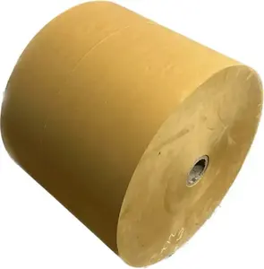 Rotoli di carta Kraft riciclata rotoli di carta artigianale marrone rotolo di carta da regalo