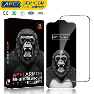 Protection d'écran en verre trempé 2.5D de 0,33 mm en gros pour iPhone 17 16 Pro Max 15 Plus, dureté 9H, protection d'écran HD transparente - Product Image 1