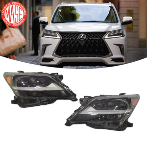 CZJF LX570 kit de carrocería de actualización para <span class=keywords><strong>Lexus</strong></span> 570 2008-2015 a <span class=keywords><strong>2018</strong></span> 2019 2020 LX570 modelo piezas de conversión parachoques faro Accesorios - Product Image 4