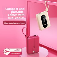 Batterie externe portable 10000 mAh à charge rapide, très vendue, avec sortie 10W, compatible avec l'impression personnalisée de logos en soie