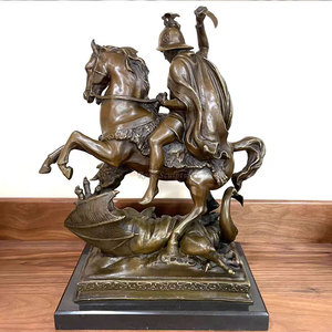 Sculpture en bronze européenne, statue mythique grecque antique, Hades, la lutte des <span class=keywords><strong>dieux</strong></span> de l'underworld, statue de Phoibos - Product Image 4