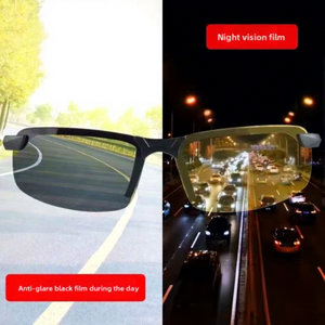<span class=keywords><strong>Gafas</strong></span> de Sol Deportivas Personalizadas con Logotipo, Lentes Amarillas Polarizadas HD Antideslumbrantes, Semi-Rimless, para Conducir, para Hombre y Mujer - Product Image 2