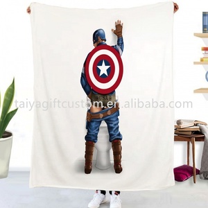 Nome personalizzato <span class=keywords><strong>Thor</strong></span> coperte Fleece traveling Avengers Super Hero regali di compleanno anniversario decorazione della casa coperta del fumetto - Product Image 6