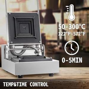 Miroir commercial Sandwich Gaufre Grille-pain Gelato Panini Presse <span class=keywords><strong>Brioche</strong></span> Burger Machine 900W Gril électrique Panini Sandwich Maker - Product Image 6