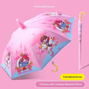 Sombrilla Infantil con Diseño de Dibujos Animados, Protección UV, 8 Varillas, Impresión de Logotipo, Venta al Por Mayor, Suministro Directo de Fábrica - Product Image 4
