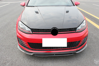 Nuevo Alerón Delantero de Fibra de Carbono Estilo RZ, con Tornillos, para GTI MK7 2015-2017, Solo para Reequipamiento/Actualización