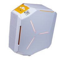 Lovingcool 2024 Popular Shaped Desktop Computer Gaming M-ATX CPU Cabinet Gaming & Towers Bottom With RGB Light