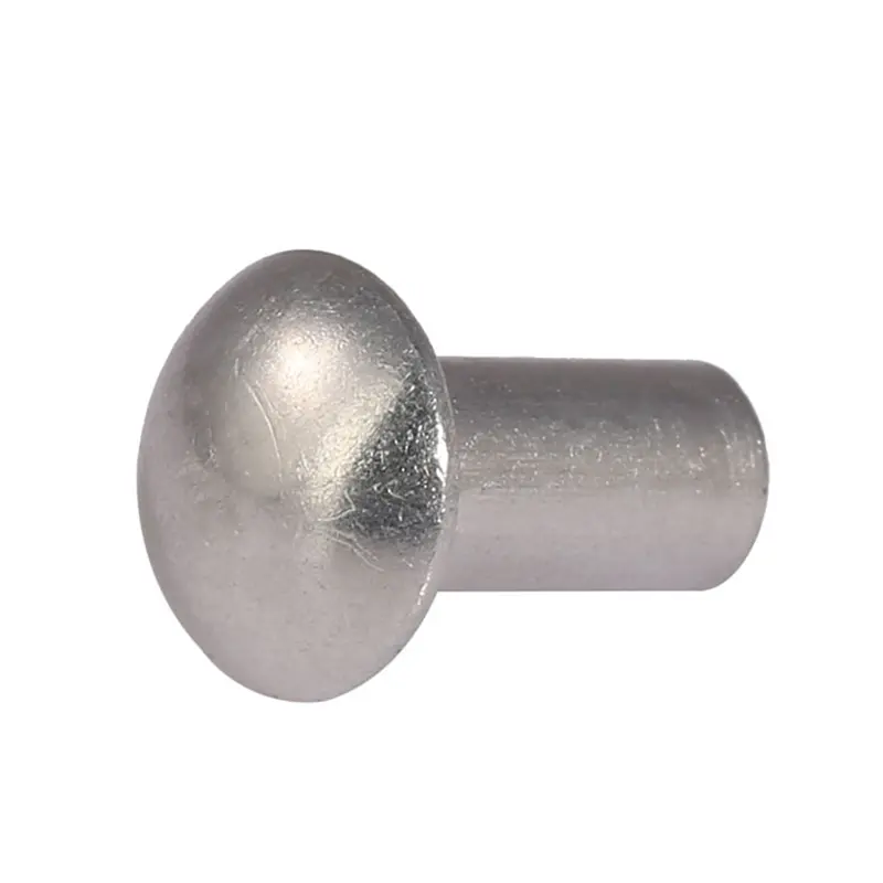 DIN660 grade 8.8 acier au carbone blanc zinc aluminium tête de bouton ronde Rivets solides