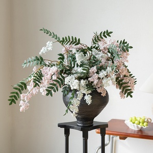 <span class=keywords><strong>Lilas</strong></span> Artificiales de Plástico Hechas a Mano con Ramas Largas y Ramas de Plantas Modernas para Decoración del Hogar, Día de la Madre y Navidad - Product Image 1