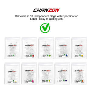 Kit de diodes LED 5mm émettant de la lumière blanc chaud rouge bleu vert UV Orange <span class=keywords><strong>jaune</strong></span> rose ensemble 5mm 2V 3V assortiment Super Ultra lumineux - Product Image 6