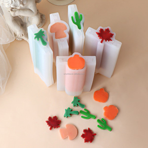30 DIVERS <span class=keywords><strong>Cactus</strong></span> Cocotier Tube Savon Silicone Moule Citrouille Sandwich Mousse Gâteau Moule <span class=keywords><strong>DIY</strong></span> Savon Fait Main Fabrication Fournitures - Product Image 1