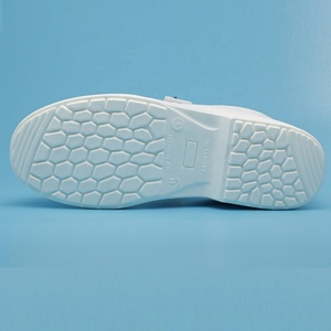 Zstep รองเท้าเซฟตี้สำหรับผู้หญิงทำจากไมโครไฟเบอร์สีขาวป้องกันไฟฟ้าสถิตย์ทำจากไมโครไฟเบอร์มาตรฐาน <span class=keywords><strong>S2</strong></span>มีพื้นรองเท้า PU/PU หัวฉีด - Product Image 6
