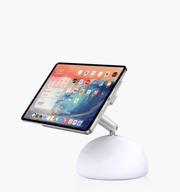 iDock New 360° Rotation Aluminum Alloy Desktop Magnetic iPad Wireless Touch Point Charger Stand Support for M2 and M4