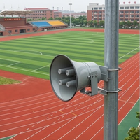 Haut-parleur à cornet 400W, étanche IP66, système de sonorisation 100V, haut-parleur résistant aux intempéries, megaphone extérieur pour alarme et situations d'urgence
