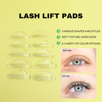 En gros, Marque privée : Coussinets en silicone pour rehaussement de cils, rehausseurs de cils, patchs de rehaussement de cils, pour une permanence durable