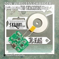 Módulo PCBA de Cargador Inalámbrico Personalizado de 20W, Placa Transmisora y Receptora S7Super, Grosor de Cobre de 1 oz