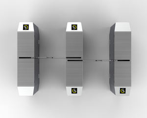 Barrera de Acceso con Puerta Abatible, Torniquete Abatible, Puerta Rápida, Control de Acceso para Entrada y Salida de Edificios de Oficinas, Registro de Asistencia, RFID, Acero Inoxidable - Product Image 2