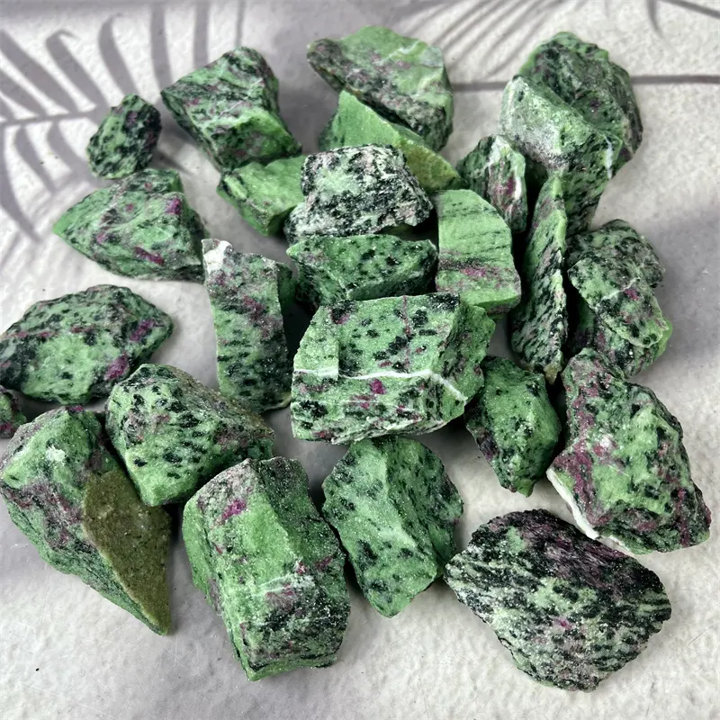 Wholesale High Quality Natural Rough Crystal Raw Ruby In Zoisite Healing Stone For Decoration
