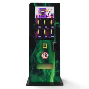 Venta al por mayor de gran pantalla táctil de autoservicio automático de cigarrillos CBD máquina expendedora con verificación de edad de la tarjeta de la moneda en efectivo