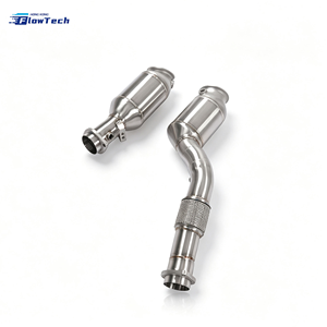 Collecteur d'échappement turbo en acier inoxydable 304 pour BMW M3 M4 F80 F82 F83 S55 3.0T, amélioration des performances, pliage à la mandrin, Euro 5, 200 cellules - Product Image 1