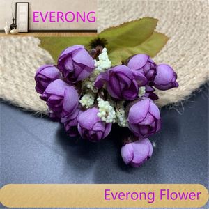 Bouquet de fleurs artificielles en soie Bouquet de fleurs artificielles de EVERONG-F352-mariage Bouquet de fleurs artificielles pour la maison de mariage - Product Image 5