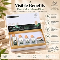 Kit de Soins Cutanés Purifiants et Contrôle du Sébum à l'Acide Salicylique Fermenté, Arbre à Thé et Niacinamide pour l'Acné, les Imperfections et les Boutons