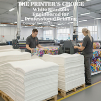 Couverture en chenille blanche vierge avec dos en flanelle douce, prête pour la sublimation, pour la décoration intérieure, cadeau de luxe, vente en gros usine GRS