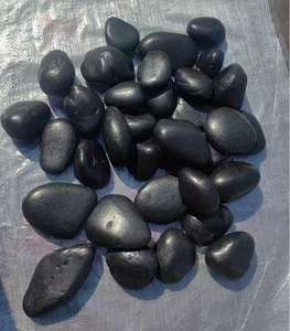 حصى من الحجر الطبيعي الأسود بنمط حديث عالي الجودة ، حصوه بيضاء للحديقة والفناء وتصميم الطريق - Product Image 4