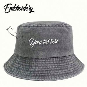 Custom Logo Embroidered One-Piece Promotional Cotton Bucket <b>Hat</b> <b>for</b> Fishing and Casual Events Business Giveaway and Branding - Product Image 6