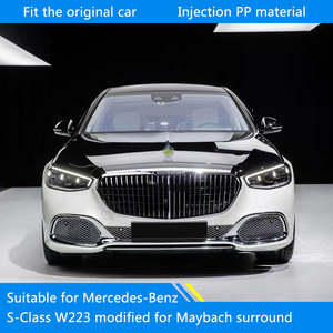 Adapté à la <span class=keywords><strong>Mercedes</strong></span>-Benz Classe S W223 21, modifié style <span class=keywords><strong>Maybach</strong></span>, entièrement entouré par le pare-chocs avant et le pare-chocs arrière - Product Image 6
