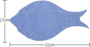Azulejos de pared acústicos de fieltro PET con forma de concha y pez de diseño moderno, decoración de aula para habitación de niños absorbente de sonido Akupanel - Product Image 5