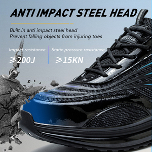 <span class=keywords><strong>Zapatillas</strong></span> Deportivas para <span class=keywords><strong>Hombre</strong></span>, para Correr, <span class=keywords><strong>de</strong></span> Microfibra, con Tela <span class=keywords><strong>de</strong></span> Alambre <span class=keywords><strong>de</strong></span> Acero, <span class=keywords><strong>de</strong></span> Caña Baja, con Cordones, Transpirables, Antideslizantes - Product Image 3