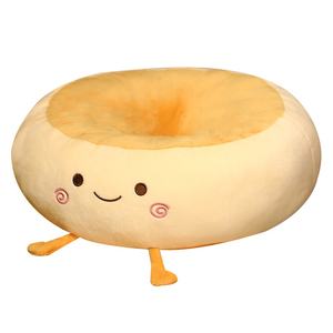 Cuscino a Forma di Ciambella Carino, Morbido e Confortevole, Imbottitura per Seduta, Divertente Cuscino Imbottito con Faccia, Decorazione Kawaii per la Casa - Product Image 5