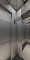 Ascenseur de passagers Fareo FLA-K14A moderne en acier inoxydable sans engrenages, durable et sûr, 110V/220V/240V, pour appartements et centres commerciaux