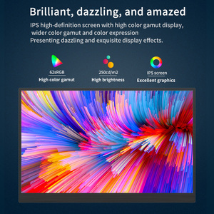 15.6 pollici Touchscreen Monitor portatile Display da Studio altoparlante per Computer Gaming Touch Screen Monitor - Product Image 2