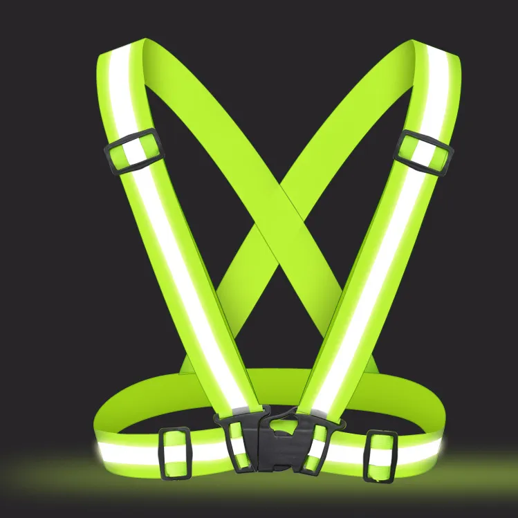 Wholesale safety vests high visibility reflective ribbon high visibility reflective stripe