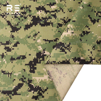 Tissu camouflage AOR2 NWU-III NYCO 50/50 Rip-stop imprimé en nylon et coton, traitement IRR imperméable pour usage tactique