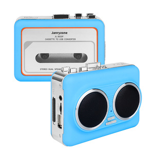 Retro Portable Cassette to MP3 Converter Dual <b>Speaker</b> <b>USB</b> Flash Tape Player - Product Image 3