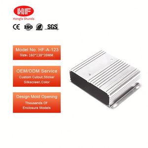 Wall Mount Metal Switch Box Electrical <b>Enclosure</b> Customized Anodized Extruded 6063 Aluminum Alloy IP54 Outdoor Use Boxes - Product Image 1