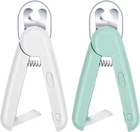 Coupe-ongles pour animaux de compagnie à prise facile - Protection de sécurité rapide et poignée antidérapante, coupe-ongles doux pour chats et chiens