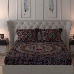 ชุดผ้าปูที่นอนผ้าฝ้าย4ชิ้นพร้อมโลโก้ - Product Image 2