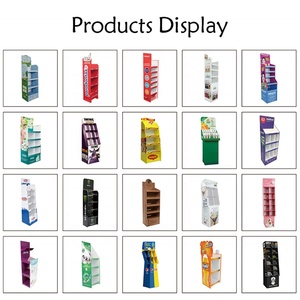 Customized Store Promotion for Pop Floor Display Racks Corrugated <b>Drink</b> <b>Stand</b>/Charging Display Cardboard <b>Stand</b> for Floor Display - Product Image 6