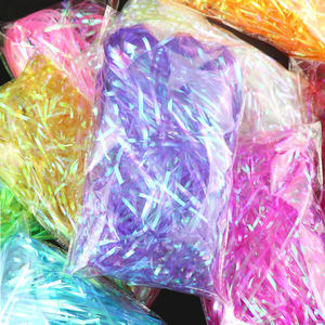Hilo iridiscente de color de 3mm e hilo de PP transparente por kilogramo-Relleno de embalaje decorativo - Product Image 2