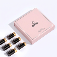 Boîtes rigides magnétiques de luxe écologiques personnalisées pour ensemble de soins de la peau, cosmétiques, sérum, parfum, crème pour les yeux, emballage avec laminage mat