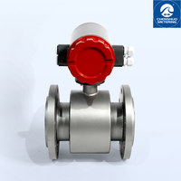 Medidor de Flujo Electromagnético de Grado Industrial, Precisión +/-0.5%, Conexión de Brida de Acero al Carbono, Opción OEM, Marca Chen Shuo