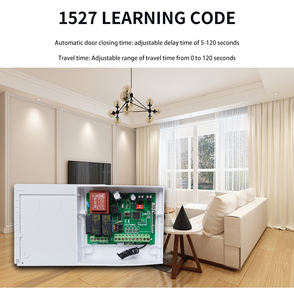 Controlador de Persiana Enrollable YET804 de 3 Canales AC220V, Controlador de <span class=keywords><strong>Puerta</strong></span> de 433mhz, Abrepuertas Impermeable para Hogar Inteligente - Product Image 5