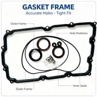 Engine Gasket Kit Cylinder Head Gasket Oil Seal Engine Overhaul Repair Kit Excavator Transmission repair seals gaskets O-rings